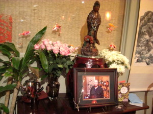 Mom's memorial altar Mom's memorial