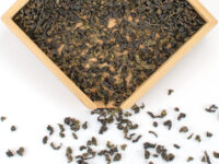 Ma Liu Mi (Monkey Picked) Anxi wulong tea dry leaves.