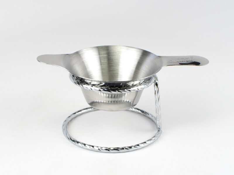 Stainless Steel Tea Strainer with Stand