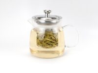 Small Glass Teapot with Glass Strainer