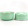Small Koi Fish Celadon Teacup side view