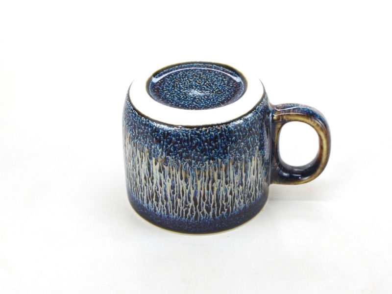 Tian Mu glaze ceramic cup, view of base.