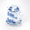 Landscape Porcelain Filter Cup angle view