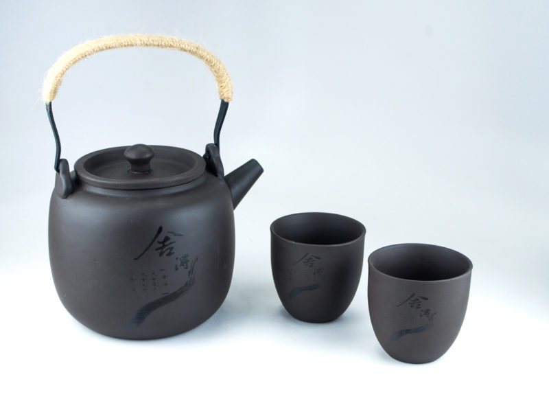 Countryside Style Yixing Teapot and Teacups