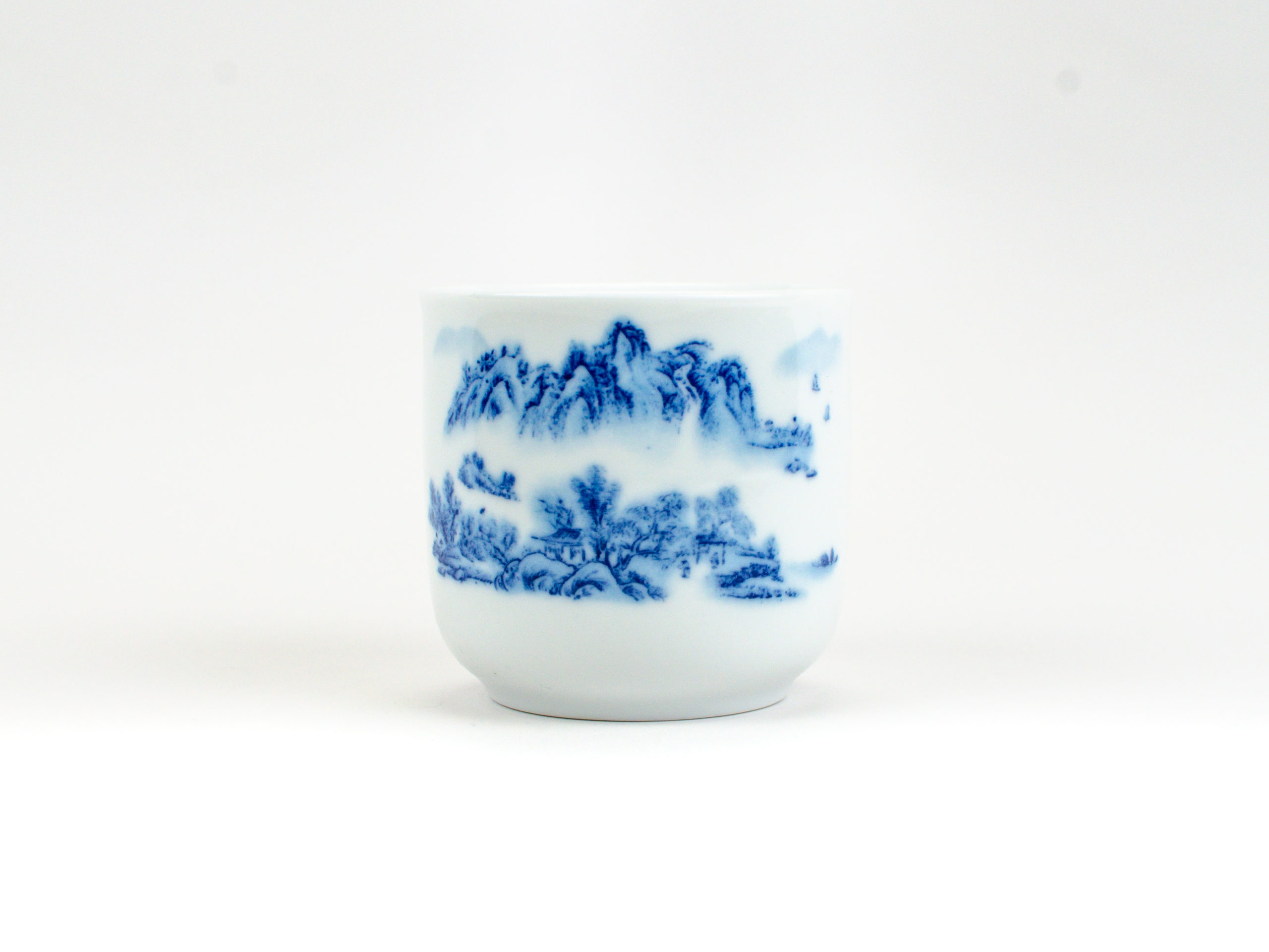 Landscape Porcelain Teacup - Seven Cups Fine Teas