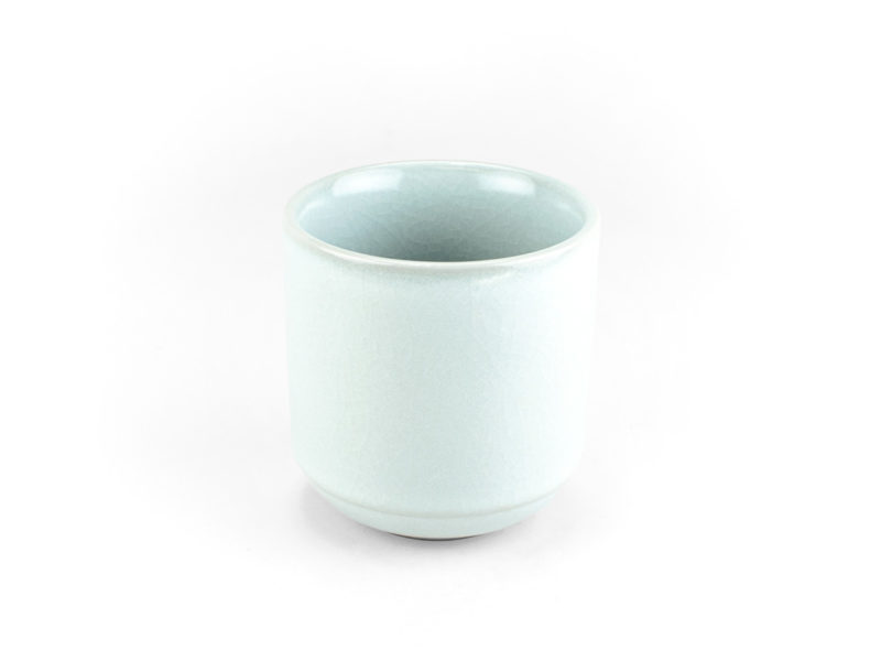 Ru Kiln White Moonlight Ceramic Teacup
