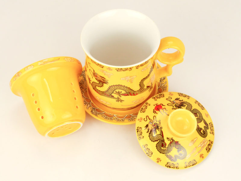 Yellow Dragon Filter Cup disassembled