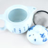 Landscape Porcelain Teapot disassembled