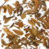 Jingmaishan (Jingmai Mountain) wet tea leaves floating in clear water.
