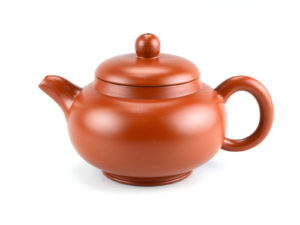 Red Yu Ting Hu Yixing Teapot side view