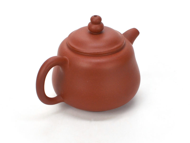 Red Gourd Yixing Teapot angle view