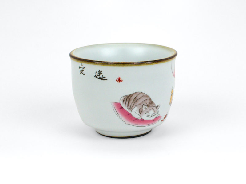Ru Kiln Tea Cat Teacup
