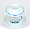 Jingdezhen Plum Blossom Porcelain Gaiwan above view