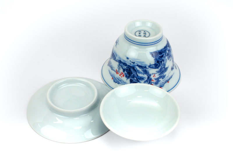 Jingdezhen Shanshui Porcelain Gaiwan base view