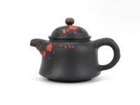 Hand-Painted Cherry Branch Yunnan Black Jianshui Teapot
