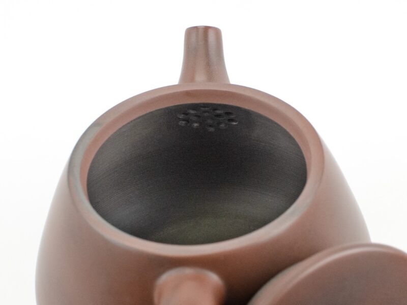 Strainer inside Stone Scoop Guangxi Nixing Teapot