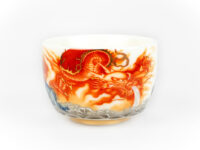 Jingdezhen Hand-Painted Dragon Porcelain Teacup