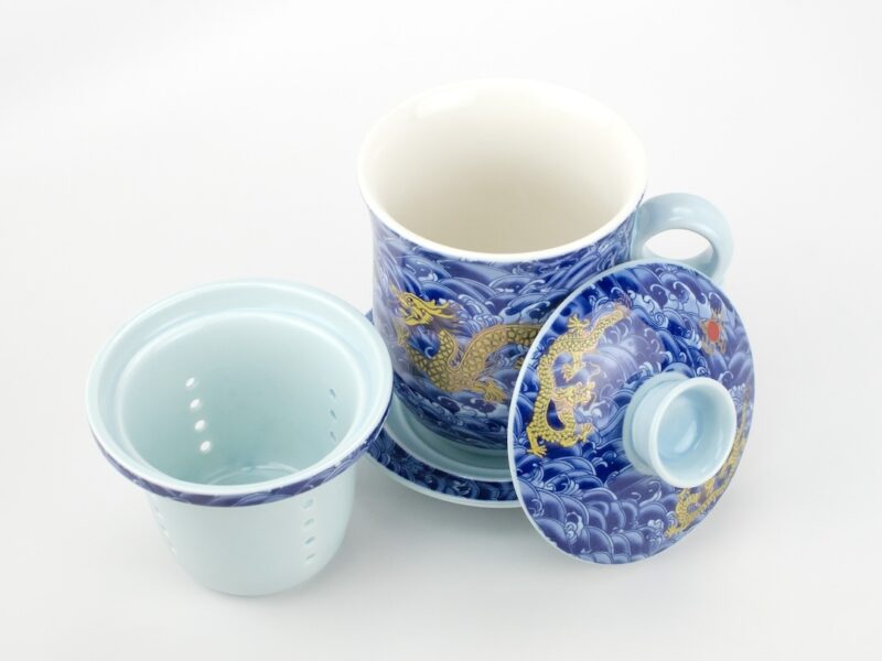 Blue Dragon Porcelain Filter Cup parts