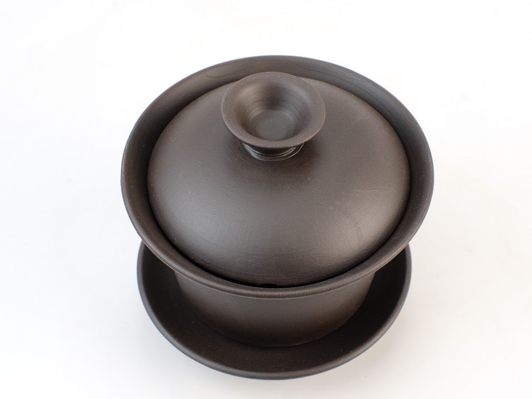 Small Black Yixing Gaiwan - Seven Cups