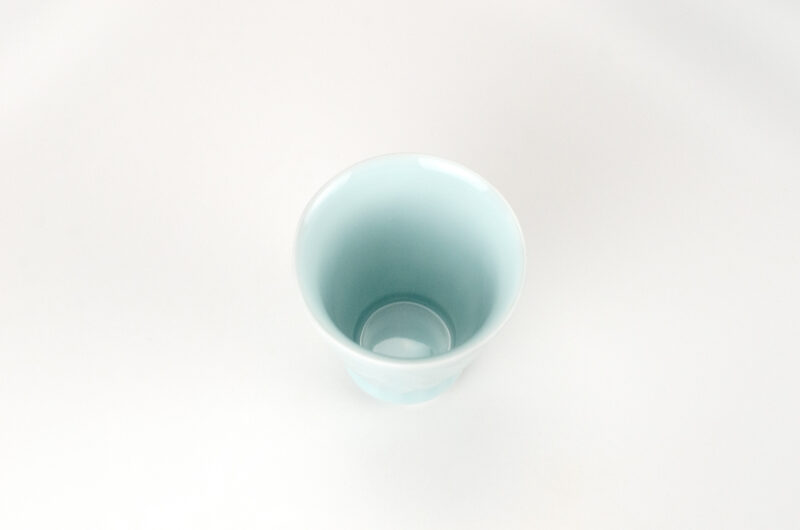 Longquan Kiln Water Waves Celadon Teacup above