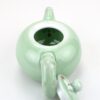 Longquan Kiln Koi Fish Celadon Teapot with Dragon Handle with lid open