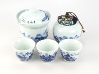 Mountains and Rivers Porcelain Travel Tea Set