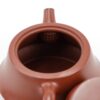 Strainer inside Bamboo Lid Stone Scoop Zhu Ni Yixing Teapot