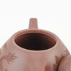 Dragon and Phoenix Stone Scoop Zi Ni Yixing Teapot with lid open