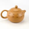 Calligraphy detail Clay-Painted Yellow Xishi Style Duan Ni Yixing Teapot