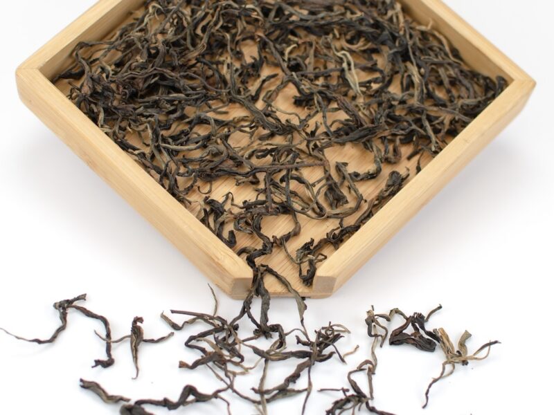 Yiwu Sun-Dried Yunnan black tea dry leaves.
