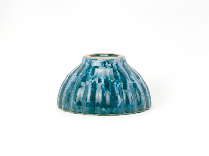 Jun Kiln Green Chrysanthemum Ceramic Teacup base