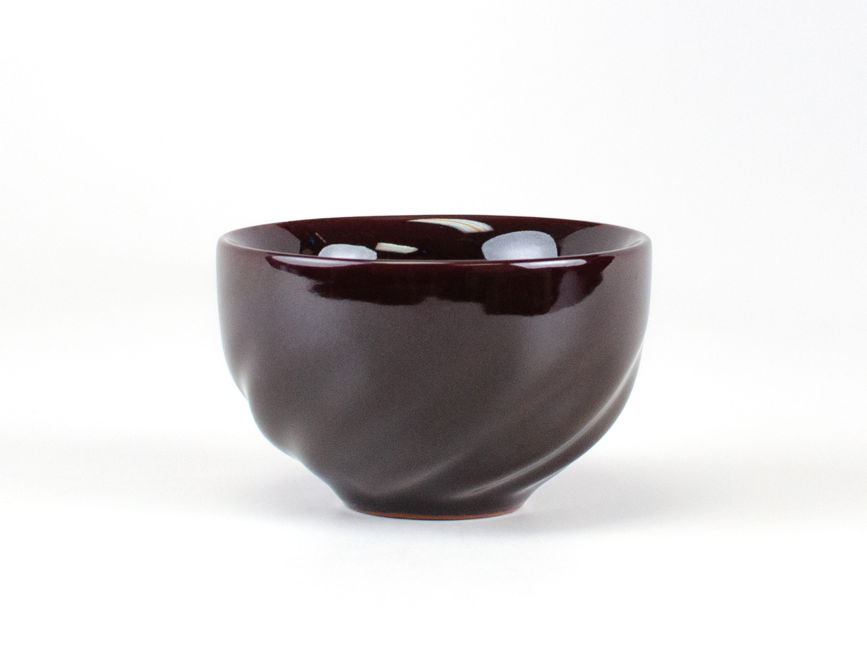 Blue Galaxy Kiln Change Ceramic Teacup side texture