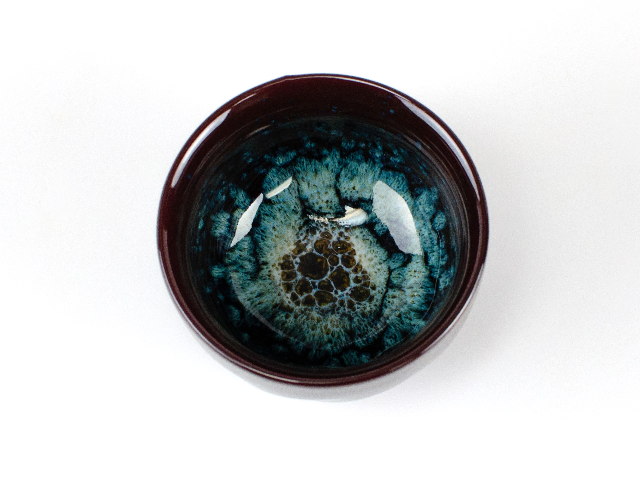 Blue Galaxy Kiln Change Ceramic Teacup