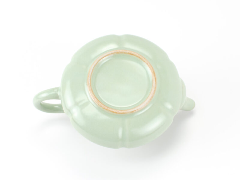 Ru Kiln Green Pumpkin Ceramic Teapot
