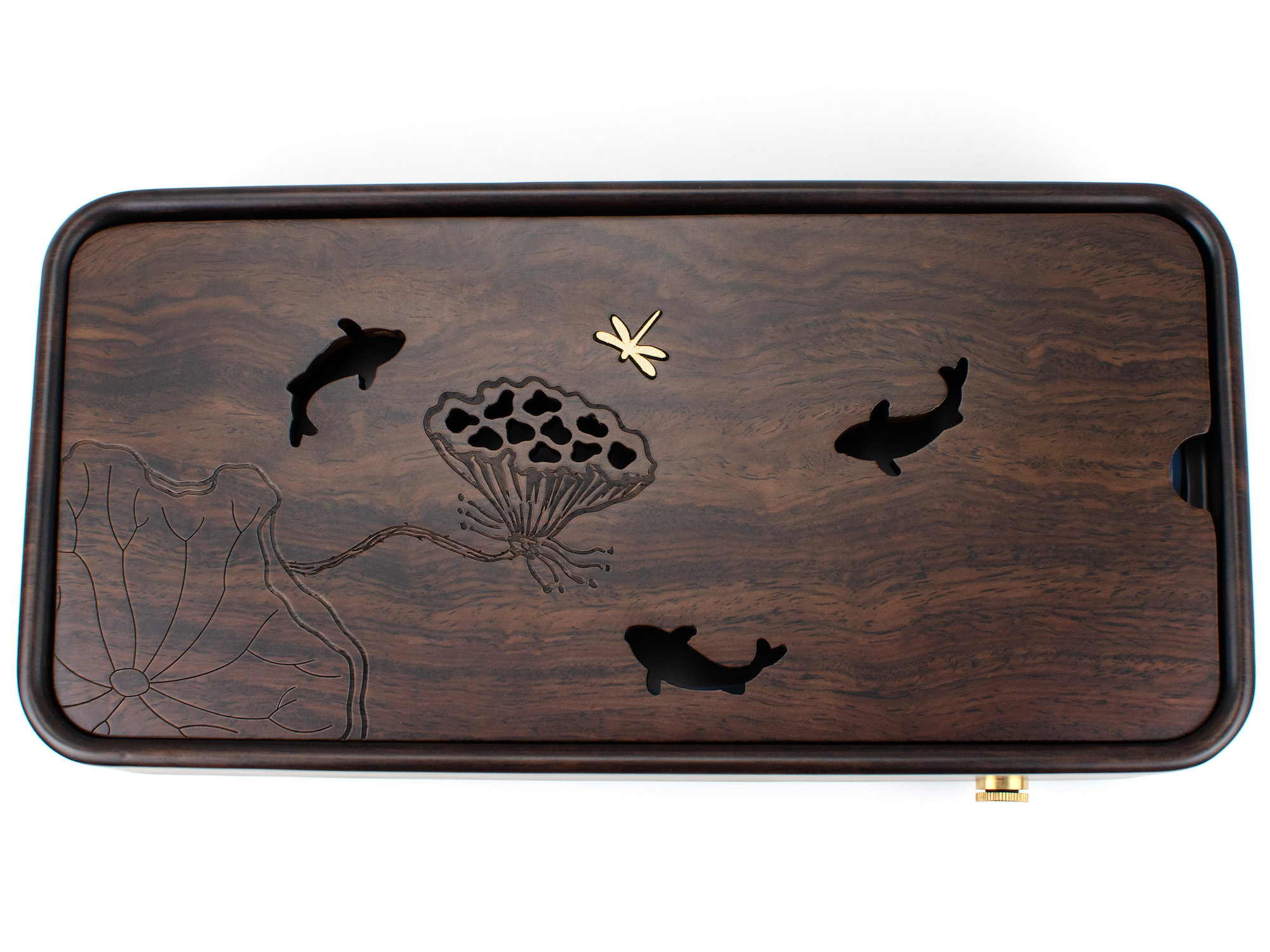 WTR-EboKoi table crop 2k Ebony Koi Draining Tea Table