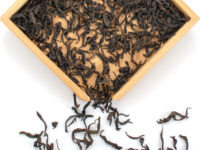 Forest Da Hong Pao (Big Red Robe) rock wulong tea dry leaves.