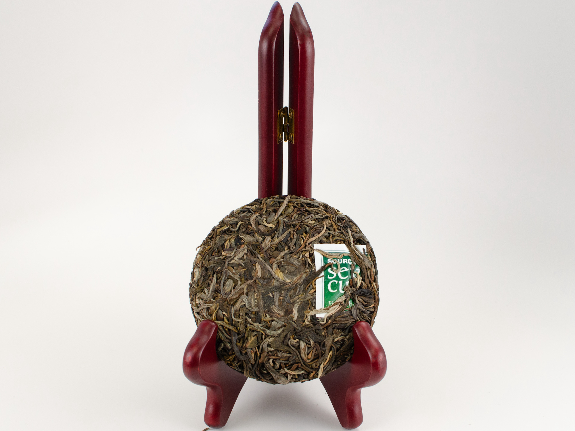Youle Huangshancha (Youle Forest Tea) sheng puer cake.